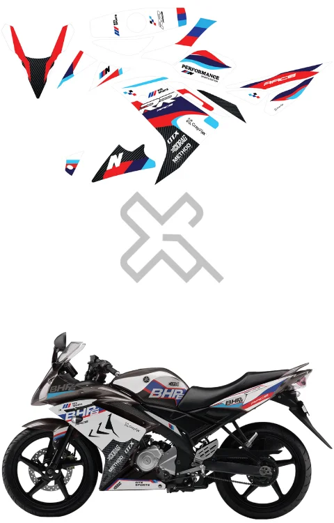 BHP6 Edition Full Body Sticker Compatible with R15 V1 | Made In Premium Gloss Vinyl With FPF(Fade Protection Film), Water Proof, Precut Sticker, Pack Of 1 Compatible with Both Side